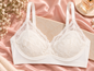 White Lace Wireless Comfort Bra