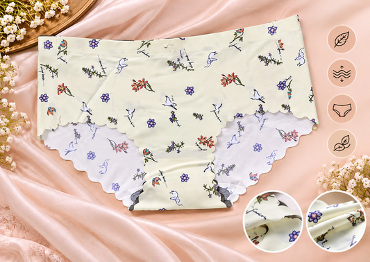 Premium Floral Print Seamless Panty