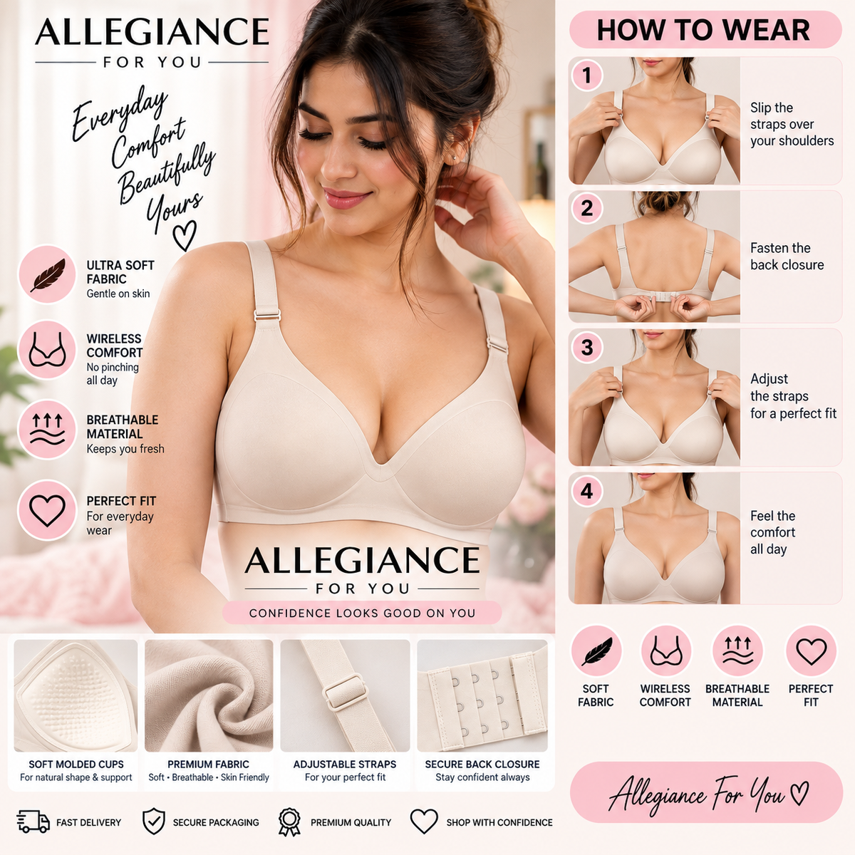 Allegiance – Premium Comfort Bra