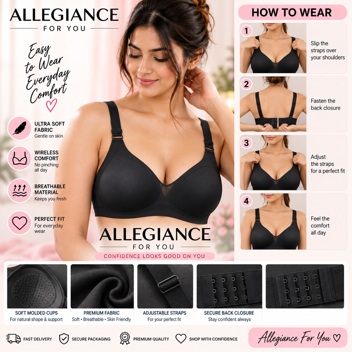 Allegiance – Premium Comfort Bra