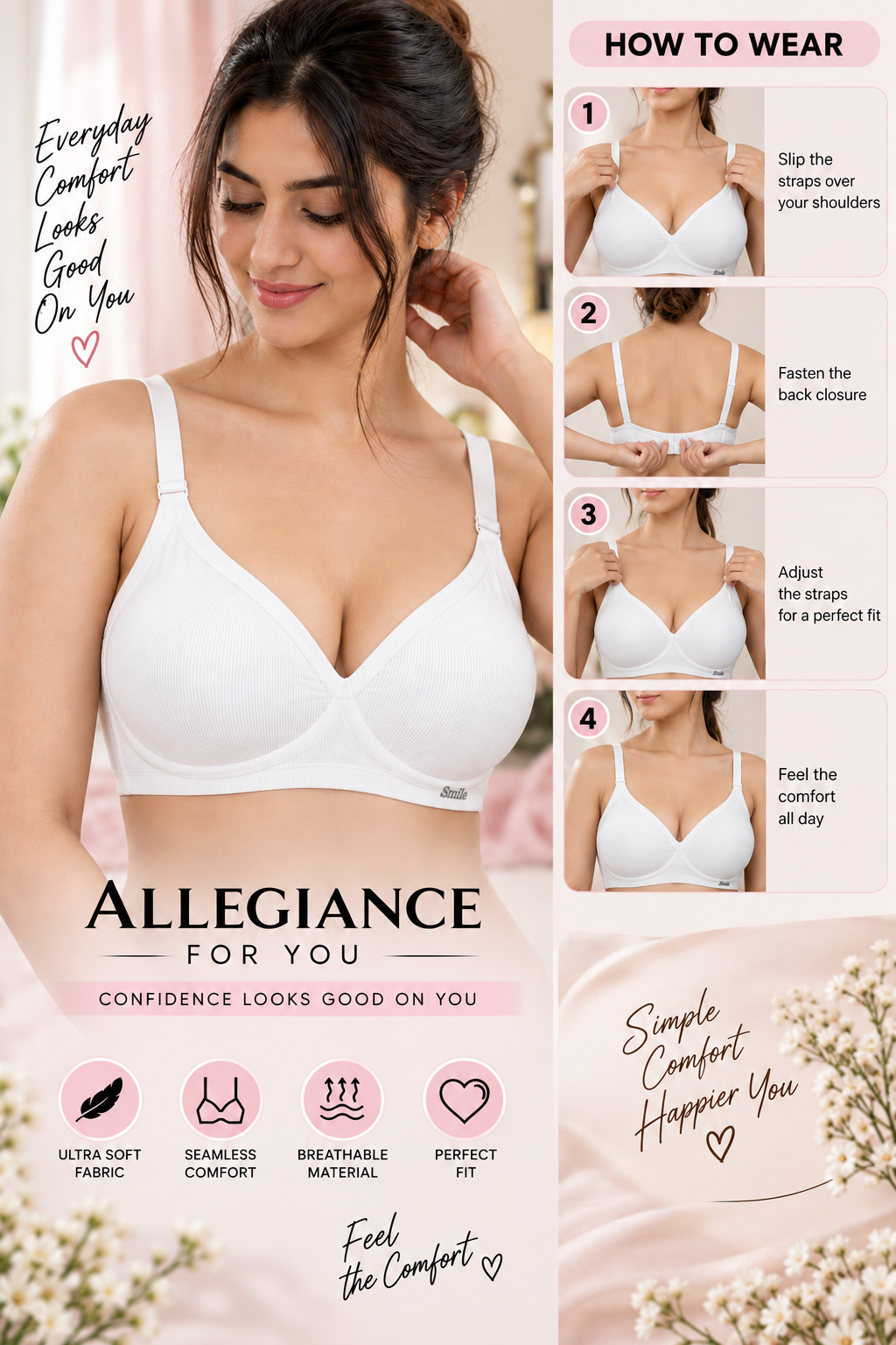 Ultra Soft Wireless Bra